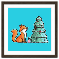 Cute Fox Christmas Tree