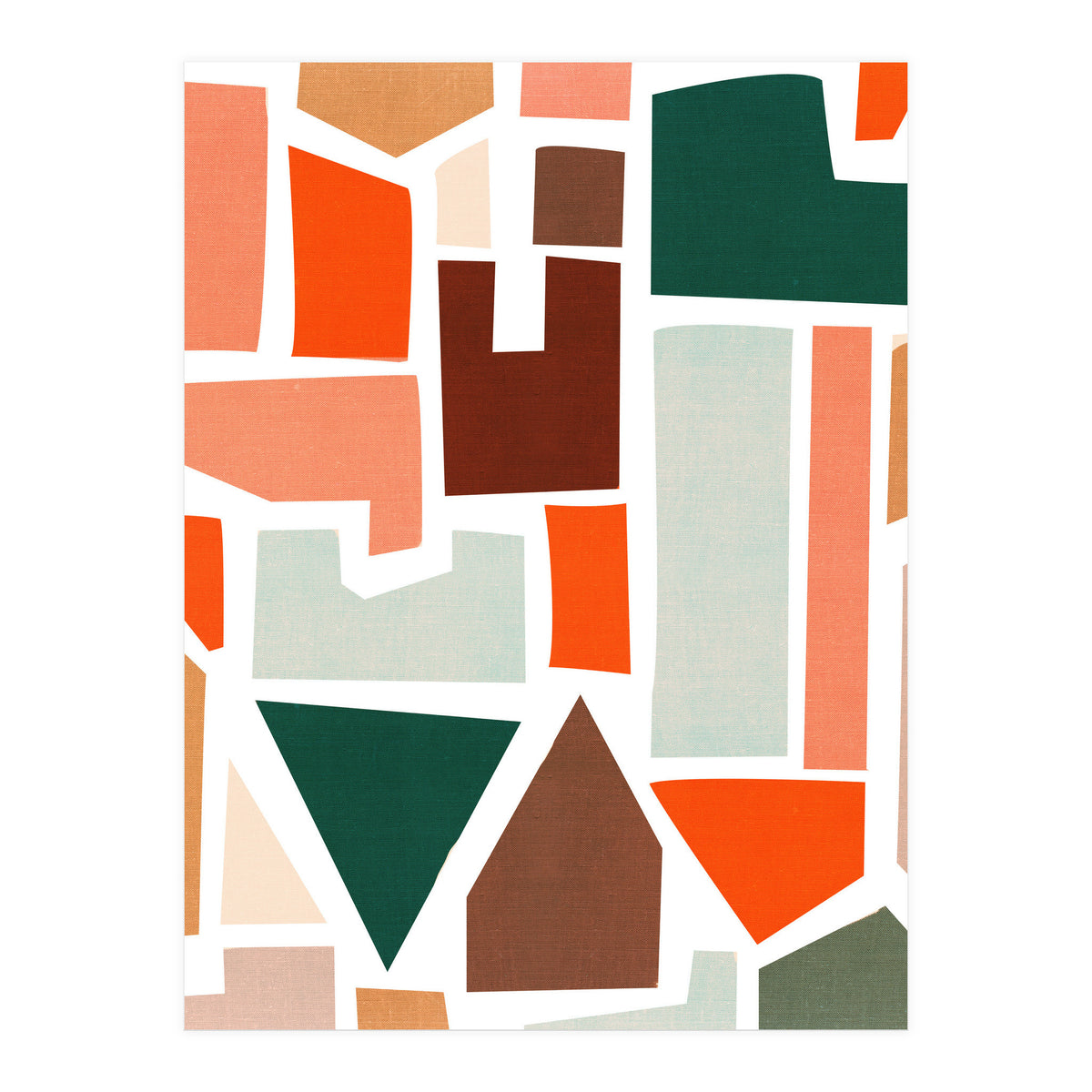 Navigate #Abstract Geometrical Pattern (Print Only)