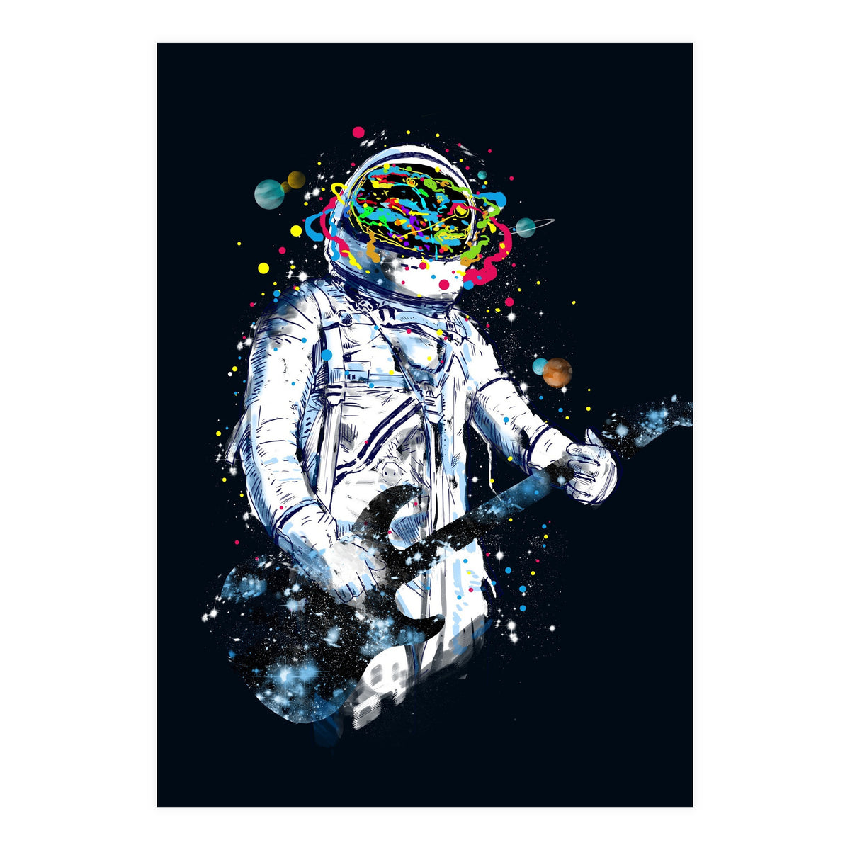 Space Guitar (Print Only)