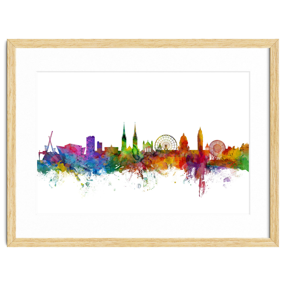 Belfast Northern Ireland Skyline