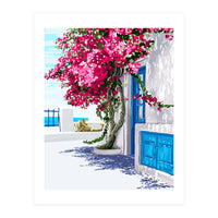 Better days are on their way | Greece Santorini Island Travel | Summer Architecture Positivity (Print Only)