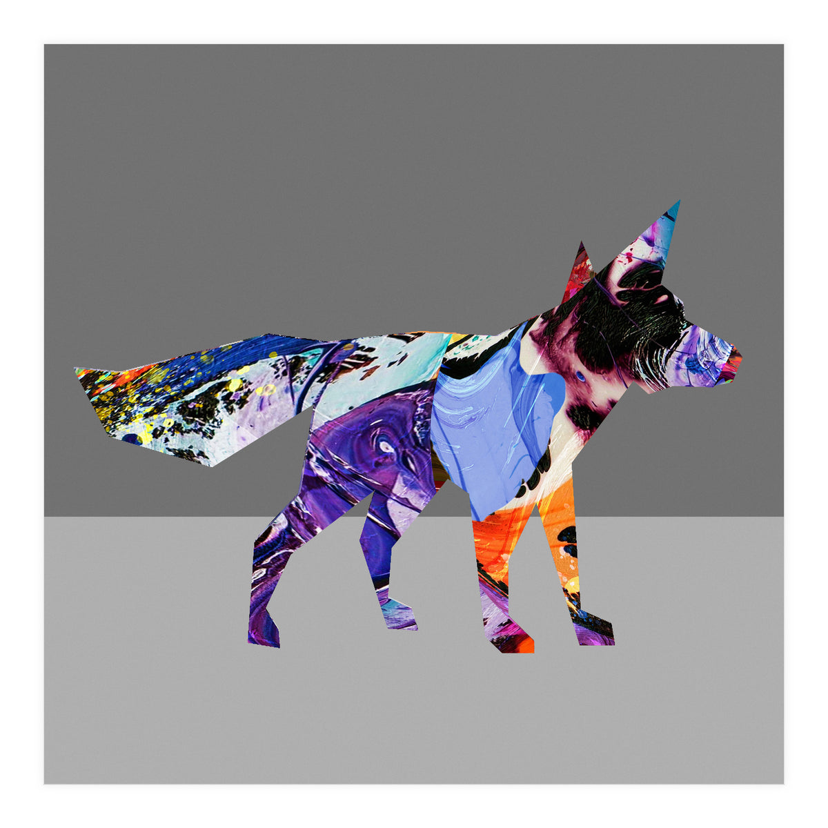 Crazy Ab Fox (Print Only)