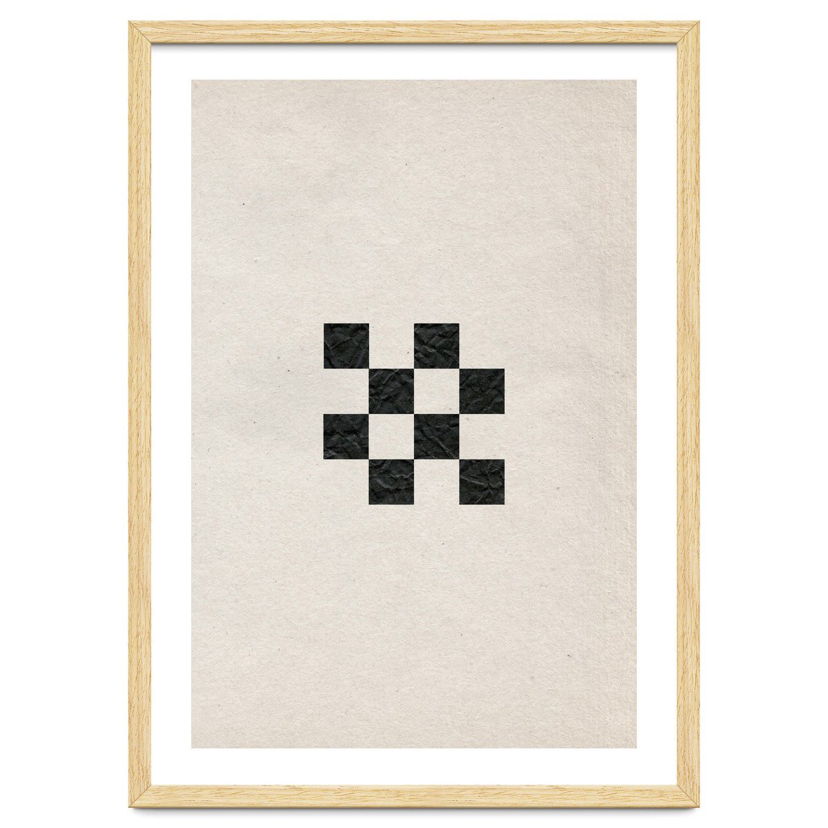 Monochrome chess board