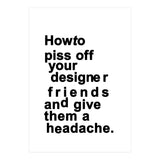 The Headache White (Print Only) thumbnail