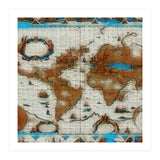 Vintage Mapa Mundi revisited (Print Only) thumbnail
