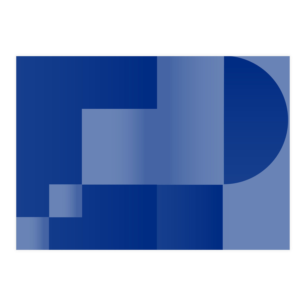 Beach at night | abstract modern (Print Only)