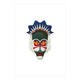 Tribal Mask 17 (Print Only) thumbnail