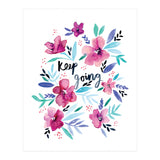 Keep Going Floral (Print Only) thumbnail