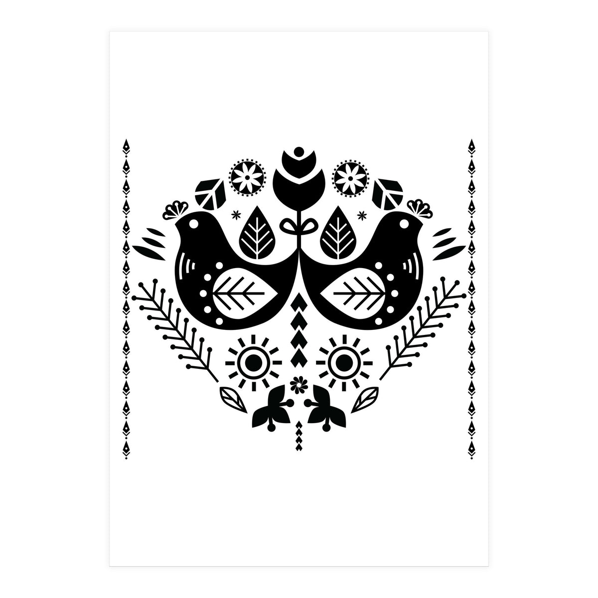 Scandi Folk Pattern (Print Only)