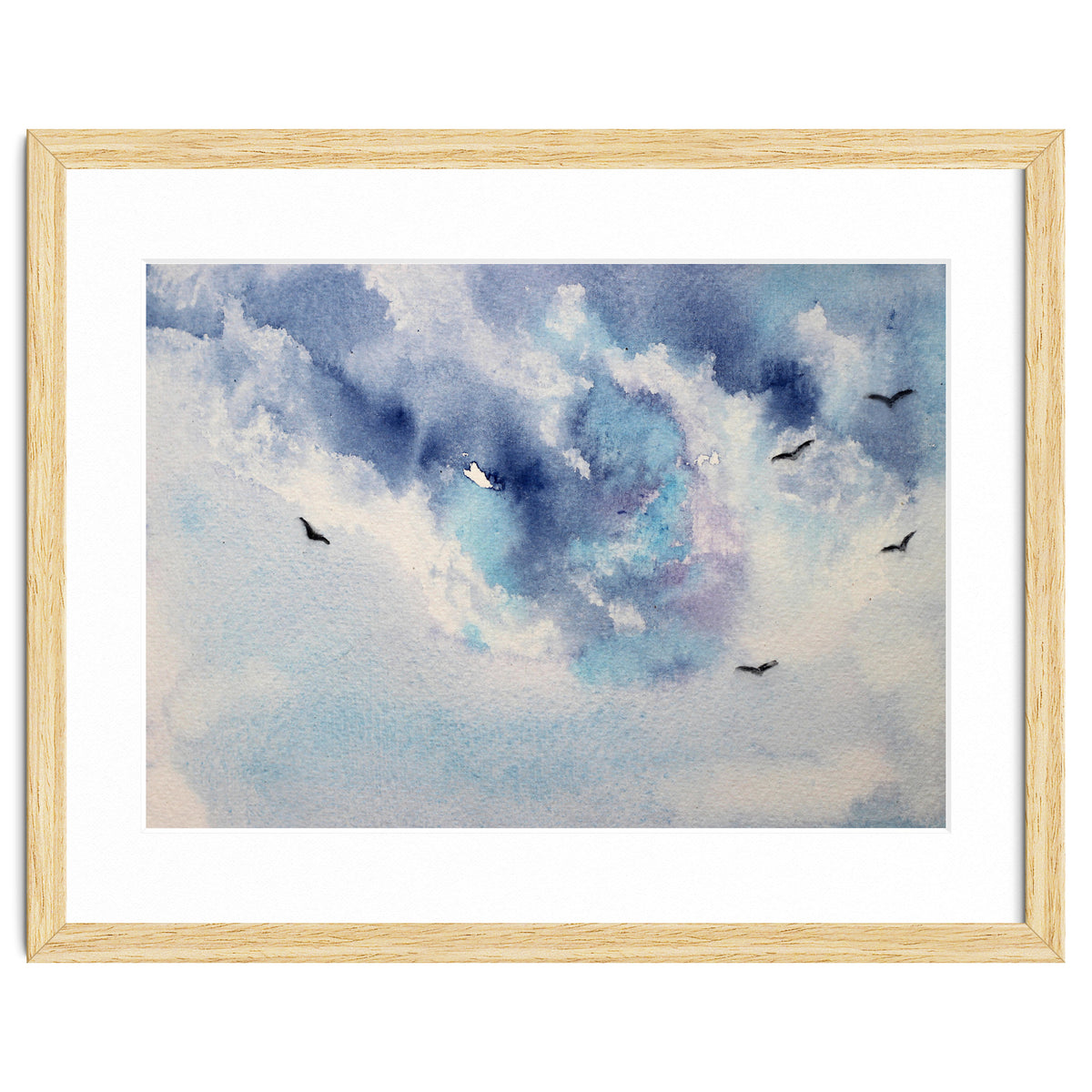 Dramatic sky || watercolor