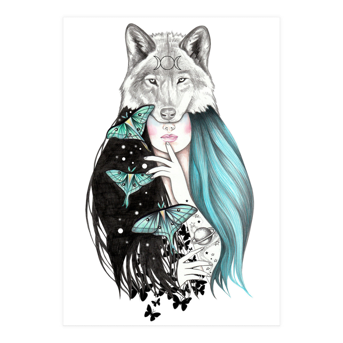 Luna Moth (Print Only)