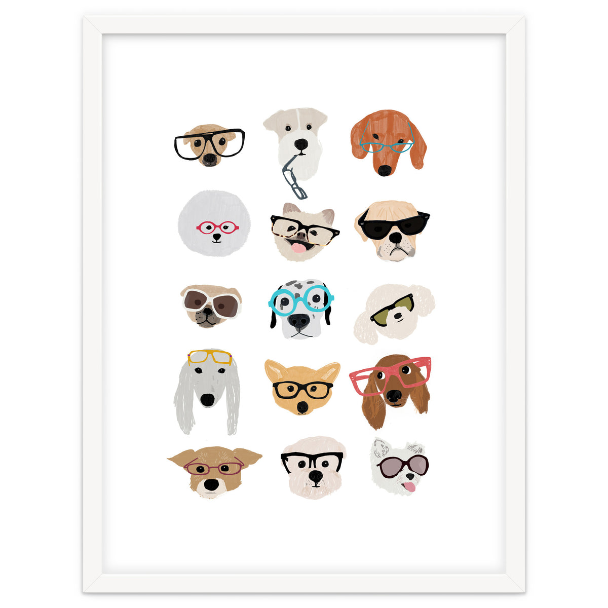 Dogs in Glasses