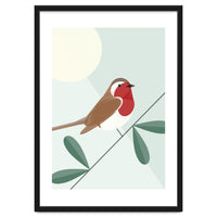 Mid Century Geometric Robin