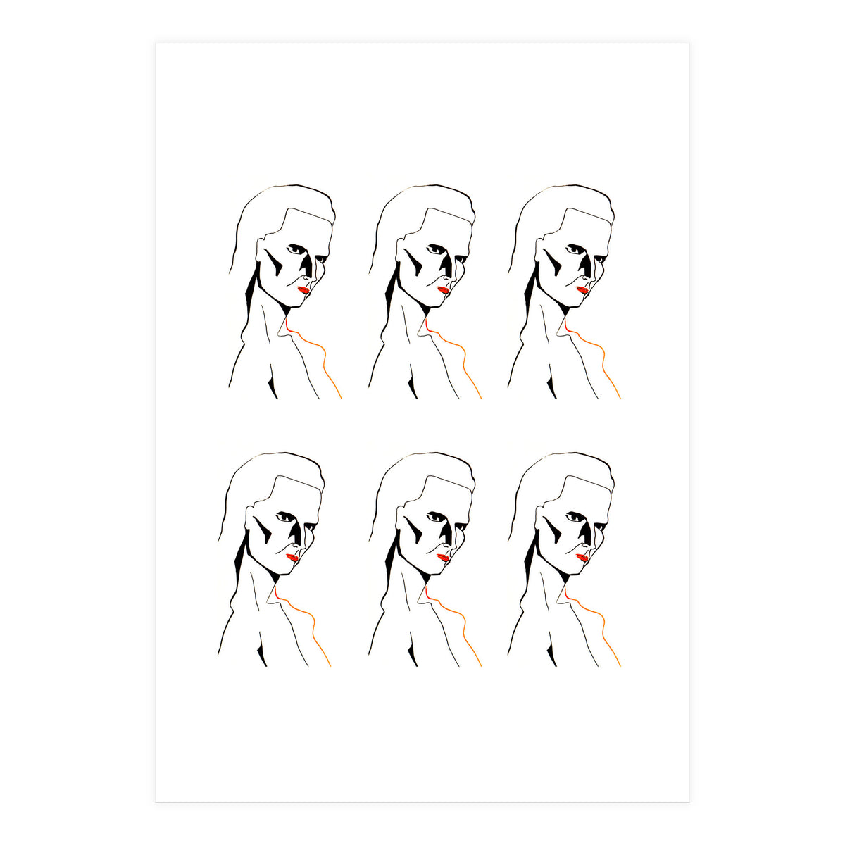 Red Lips (Print Only)