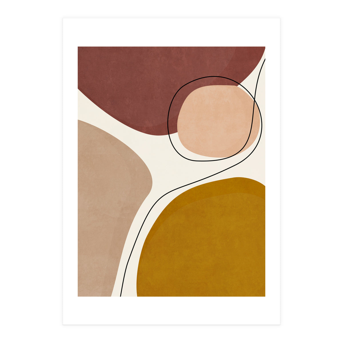 ORGANIC SHAPES - 01YR (Print Only)