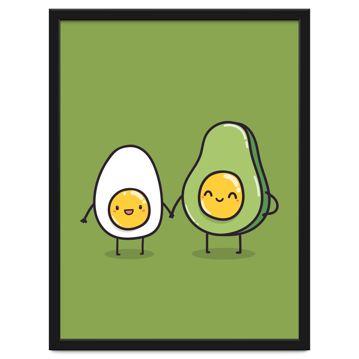Egg Avocado best friends