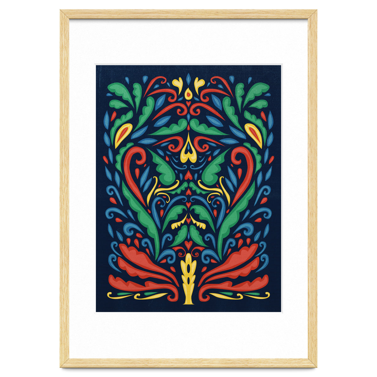 Art Nouveau Folk Art Style