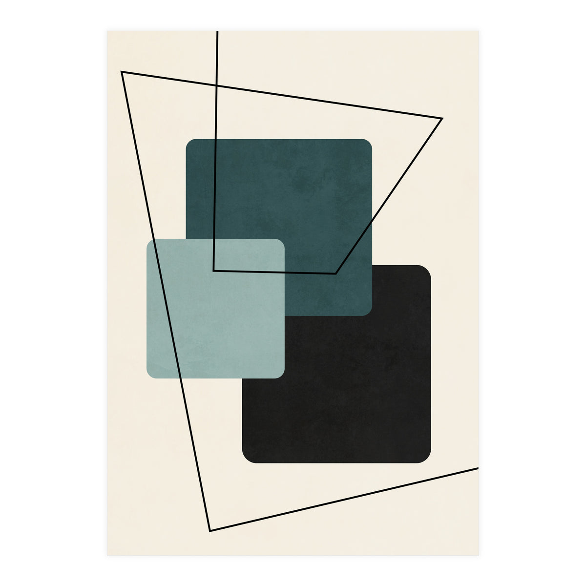 GEOMETRIC SHAPES  - F01 (Print Only)