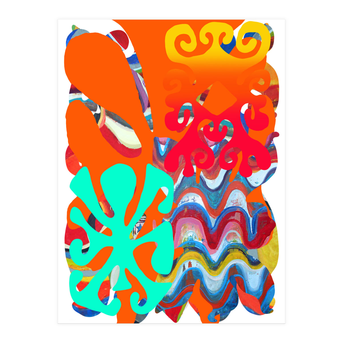 Pop Abstract Asimetrico 6 Copia (Print Only)