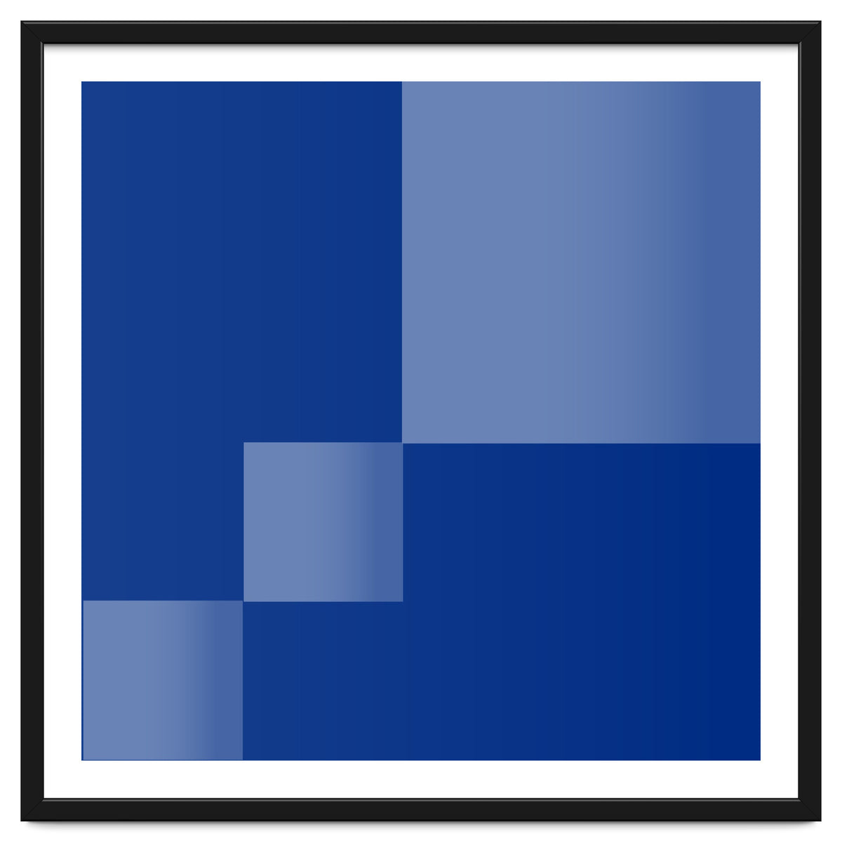 Blue coast | Abstract minimal