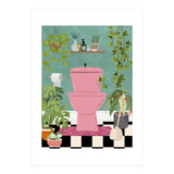 Botanical Loo in Jungle Bathroom (Print Only) thumbnail