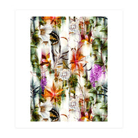 Abstract Motion Blur Floral  (Print Only)