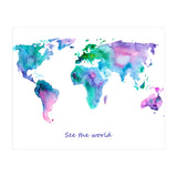 See the world || watercolor (Print Only) thumbnail