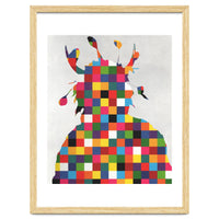Indian Portrait Disaster · Kicking Bear Colorful Square