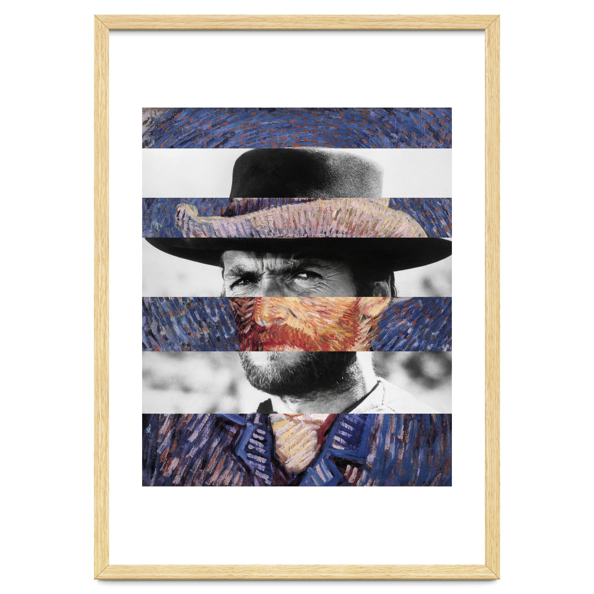 Van Gogh's Self Portrait & Clint Eastwood