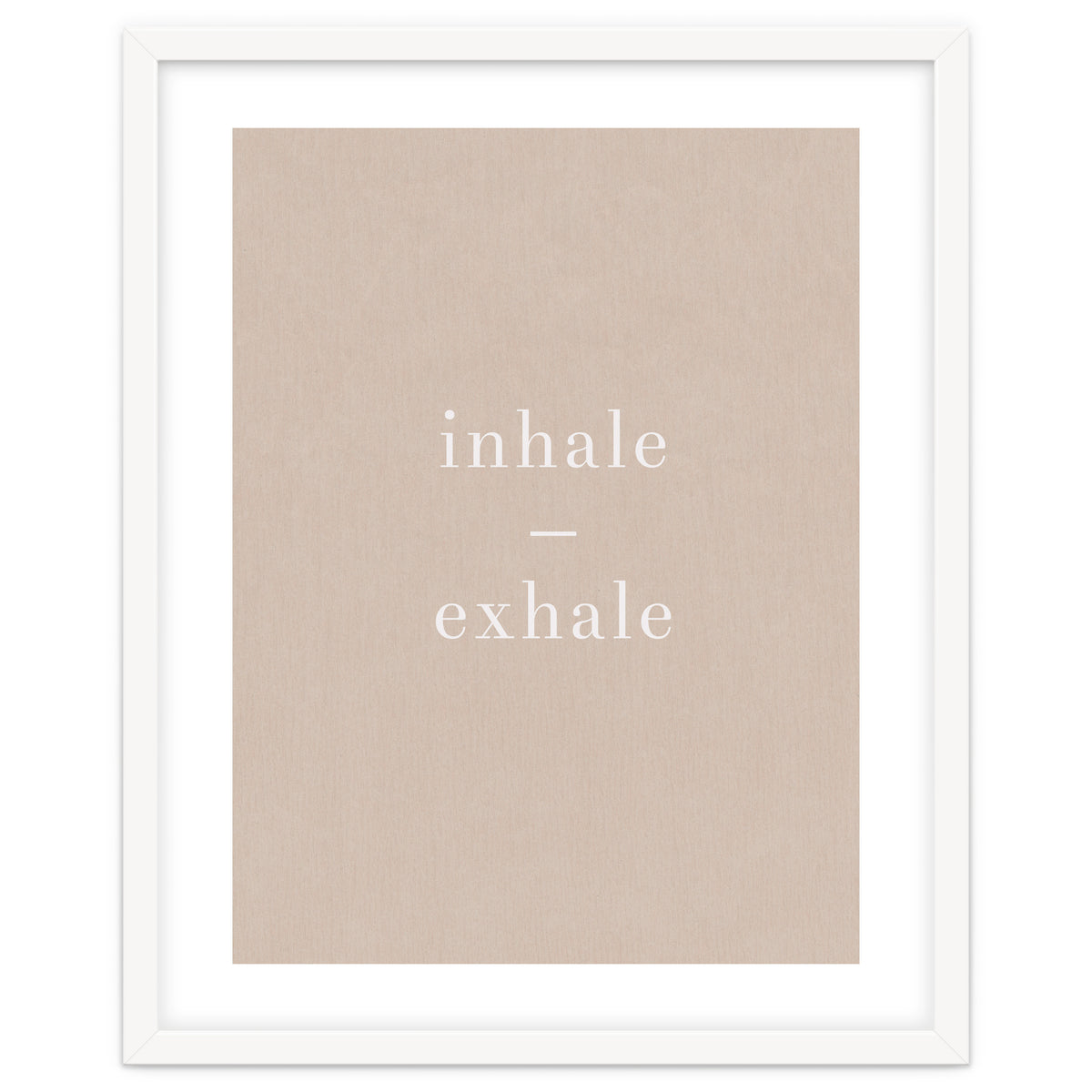 Inhale Exhale Beige Yoga