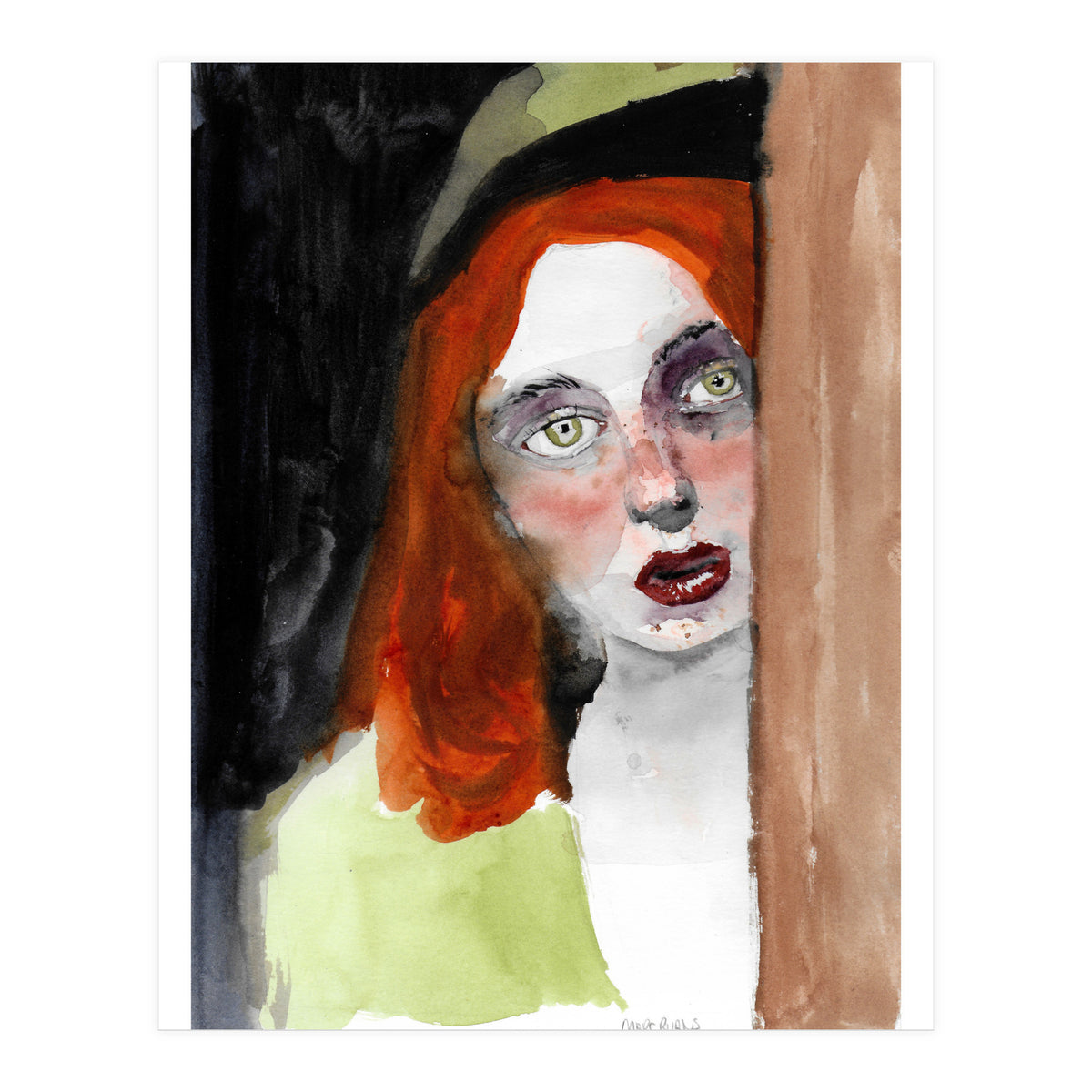 Untitled #017 - Woman with red hair (Print Only)