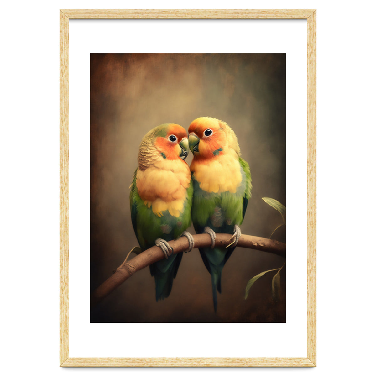 Lovebirds Painting