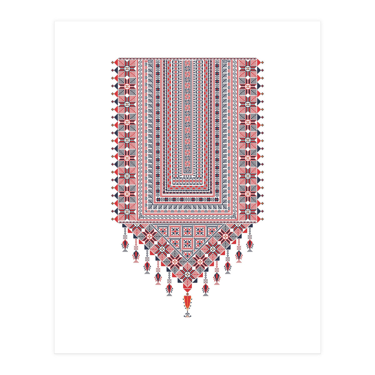 Tatreez Ornament 14 (Print Only)