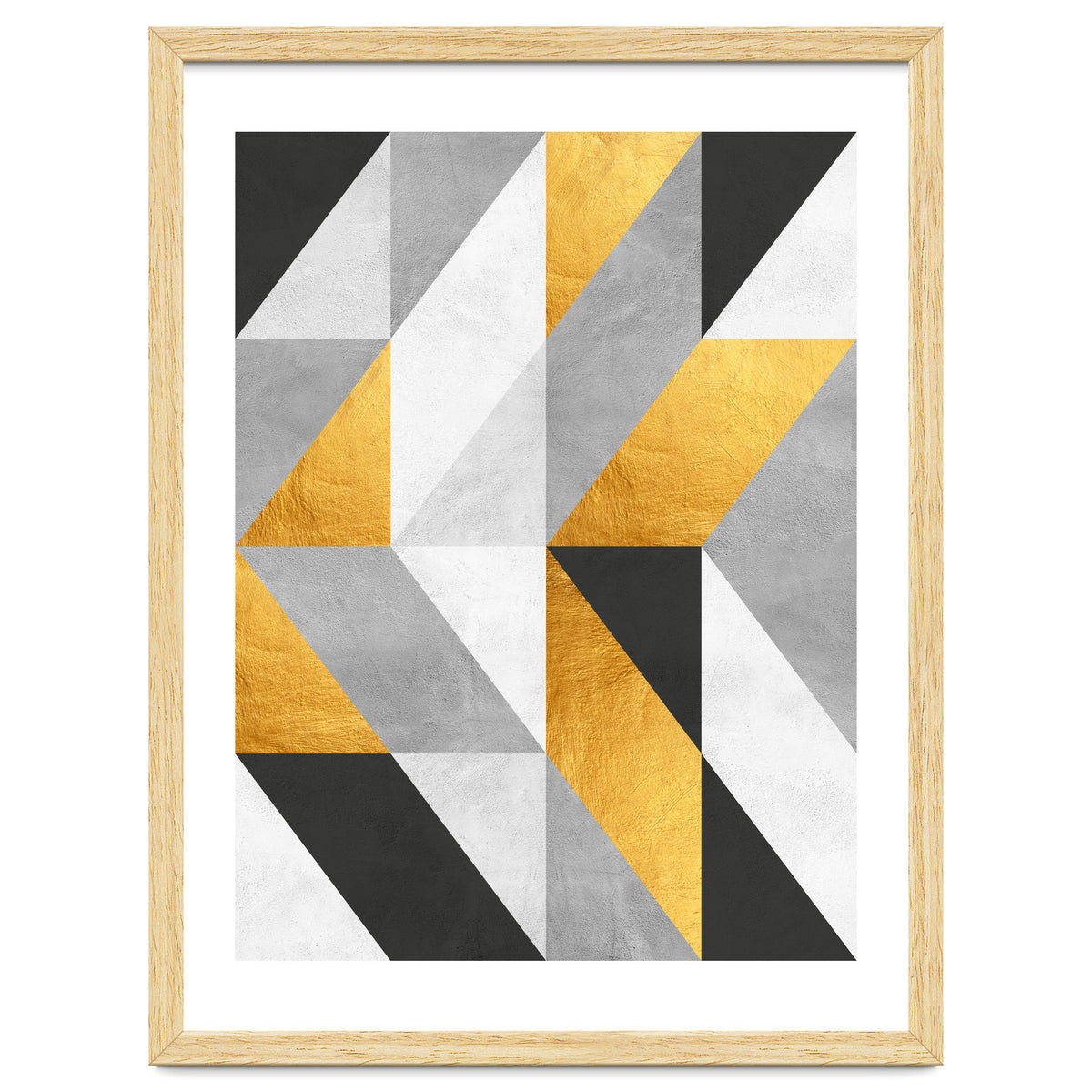 Gray and Gold Composition I