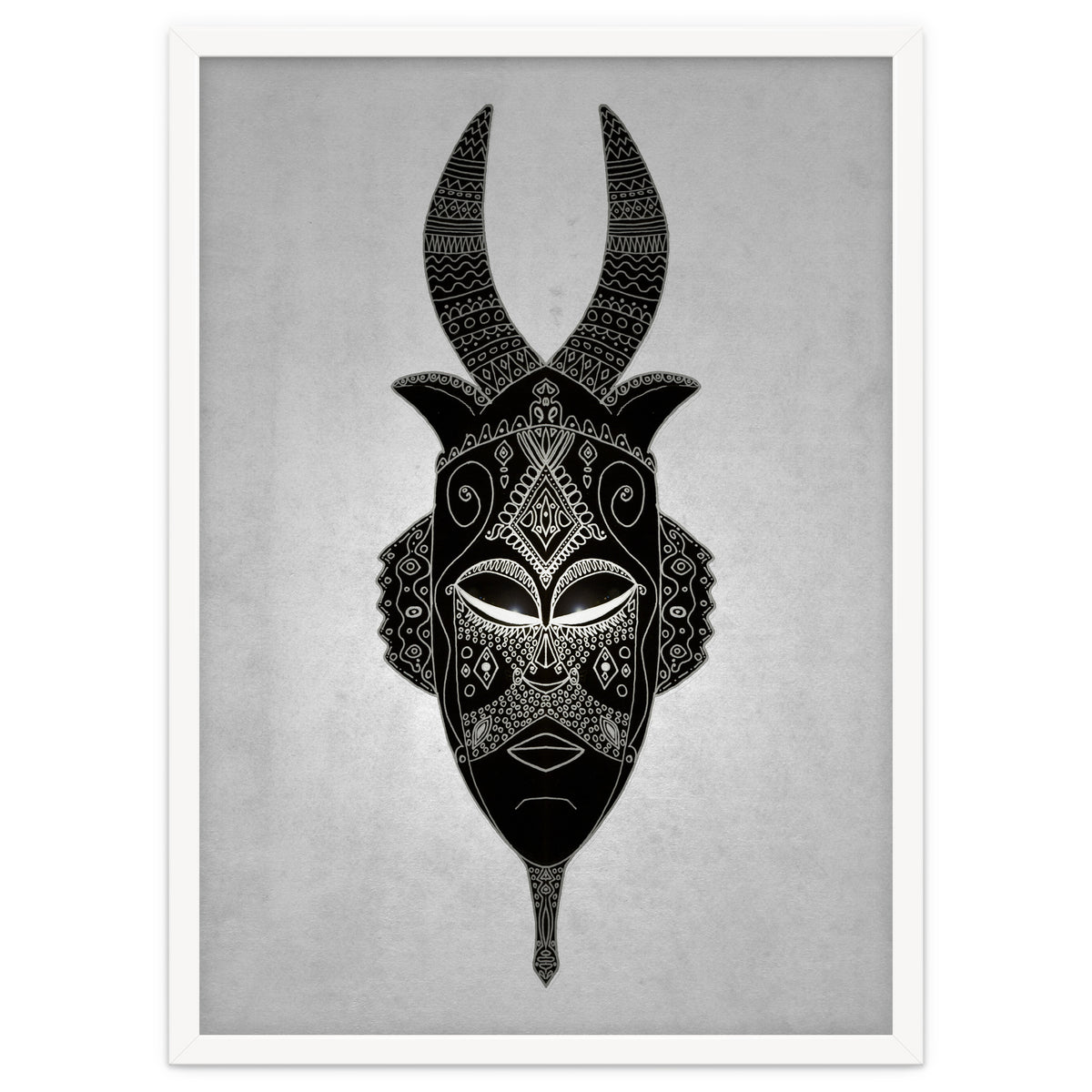 Horned Tribal Mask