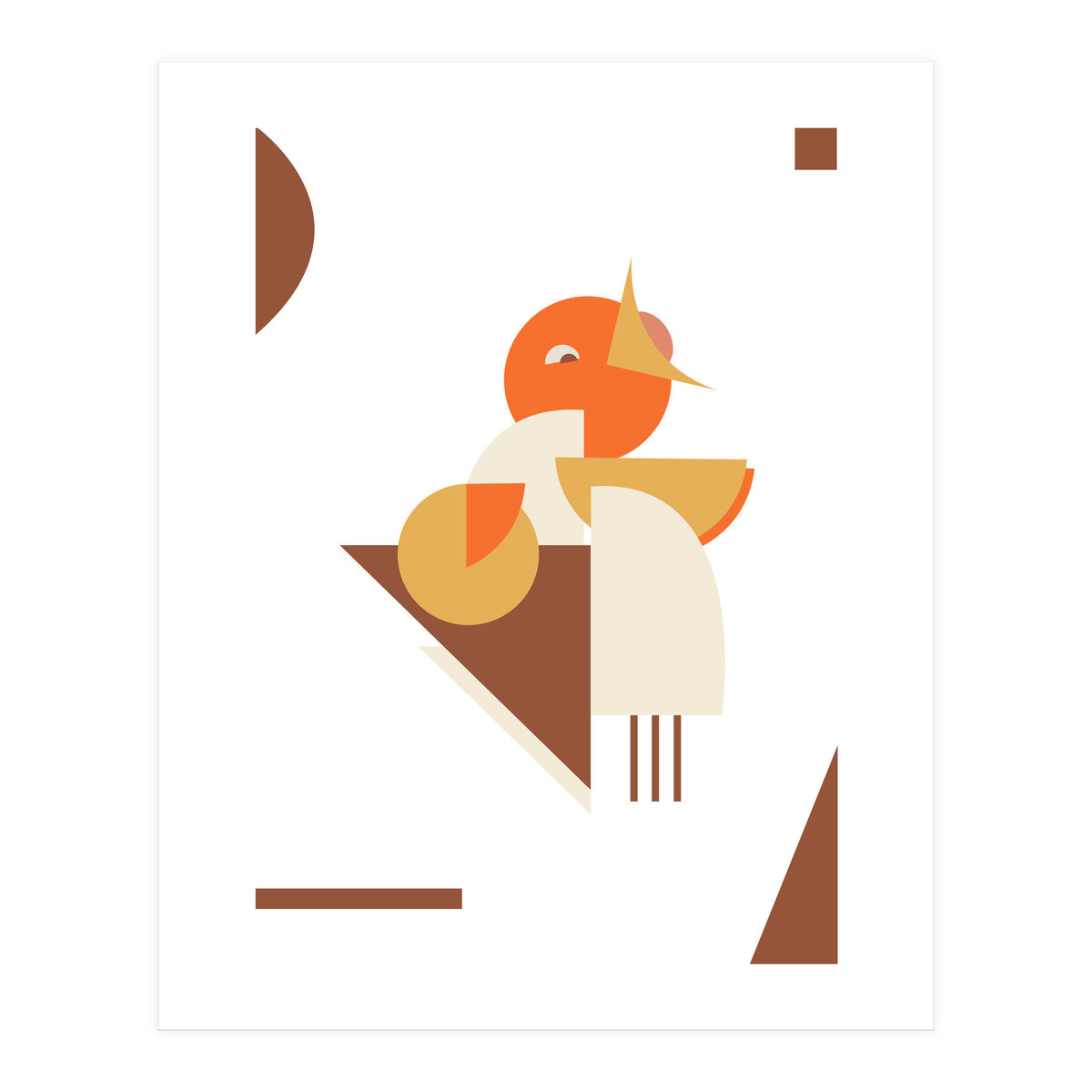 Little bird singing (Print Only)