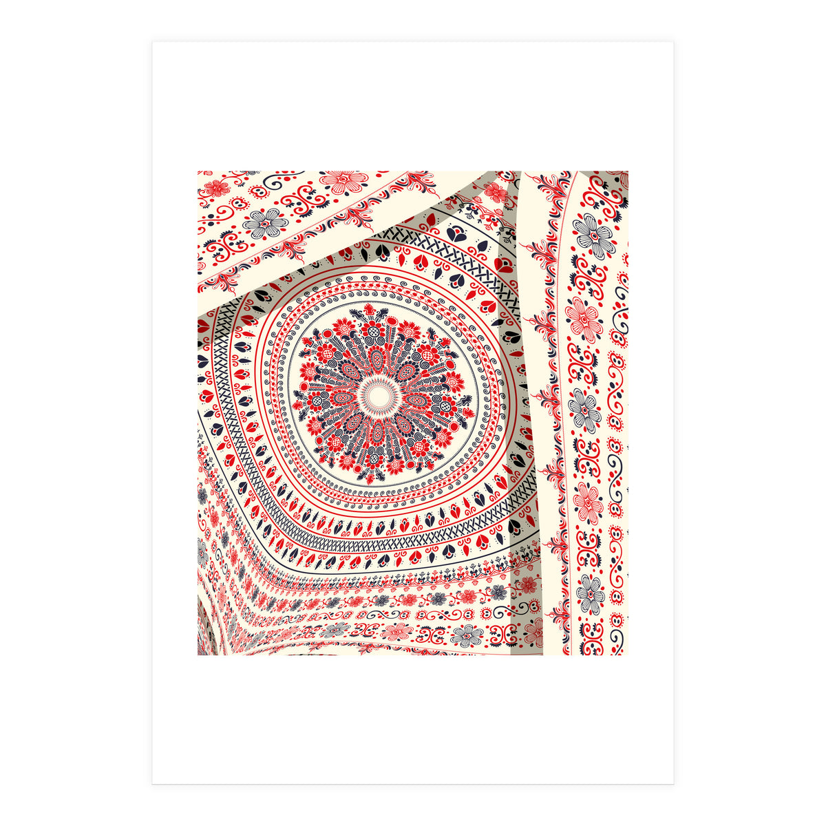 Romanian embroidery background 33 (Print Only)