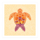 Tropical Sunset Sea Turtle Design (Print Only) thumbnail