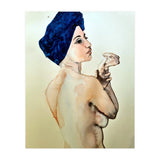 Untitled #89 - Nude in a blue turban (Print Only) thumbnail