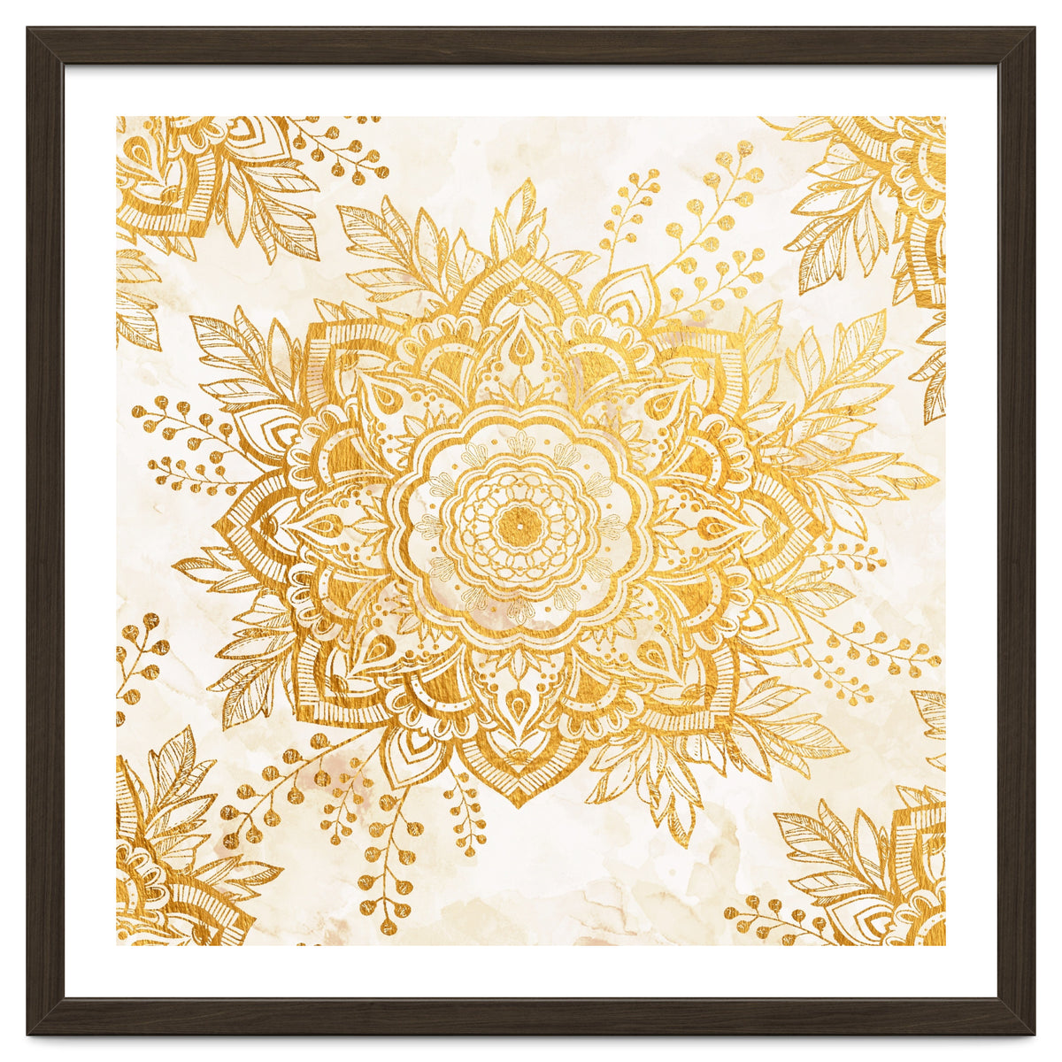 Queen Starring of Mandala-Gold Sunflower I