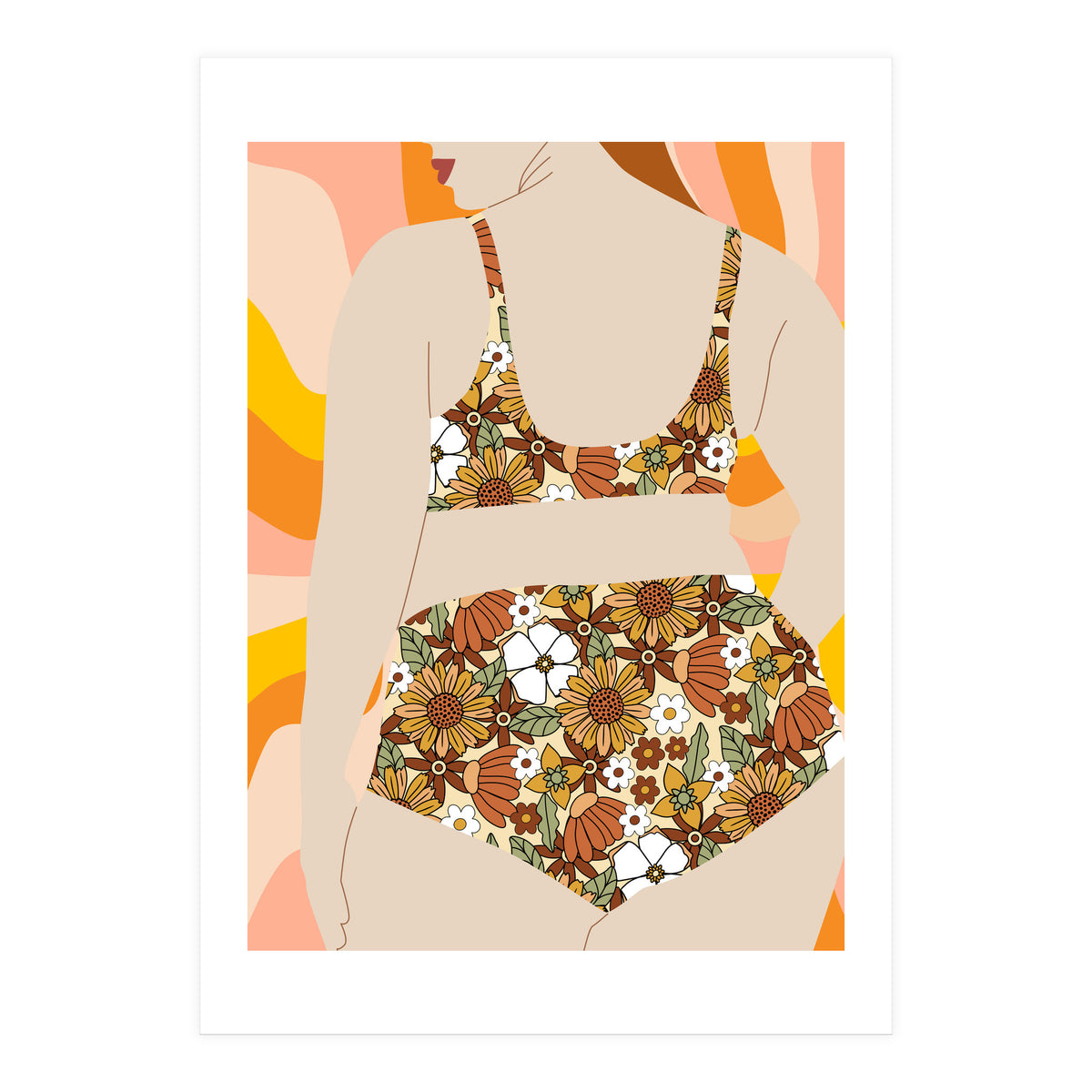 Groovy Swimsuit (Print Only)