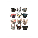 Pugs in Glasses (Print Only) thumbnail