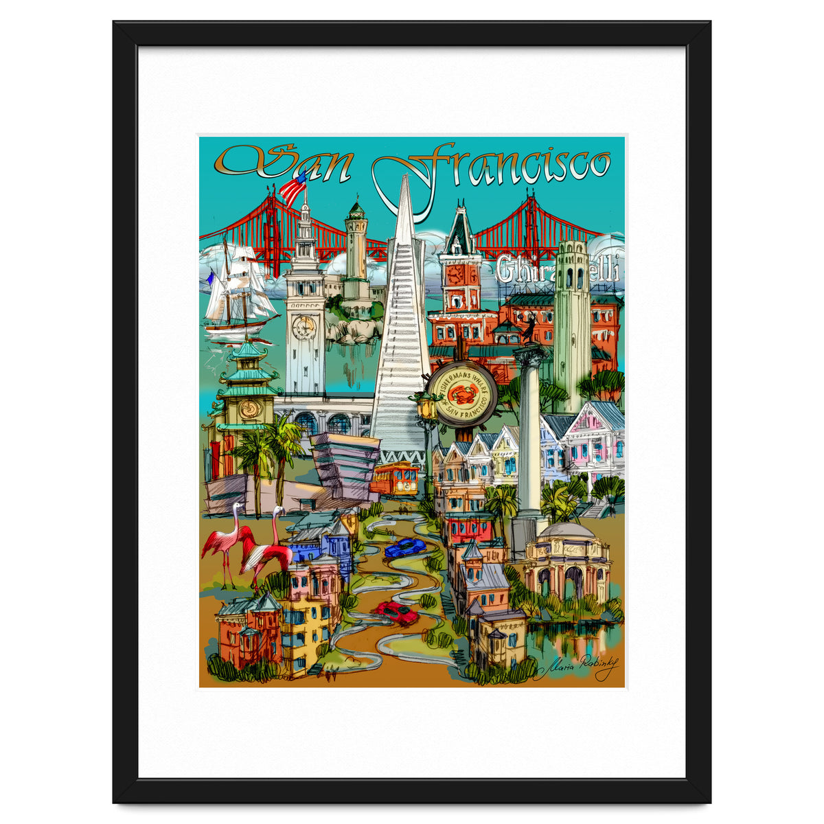 San Francisco Illustration