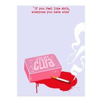 Fight Club soap movie poster (Print Only)