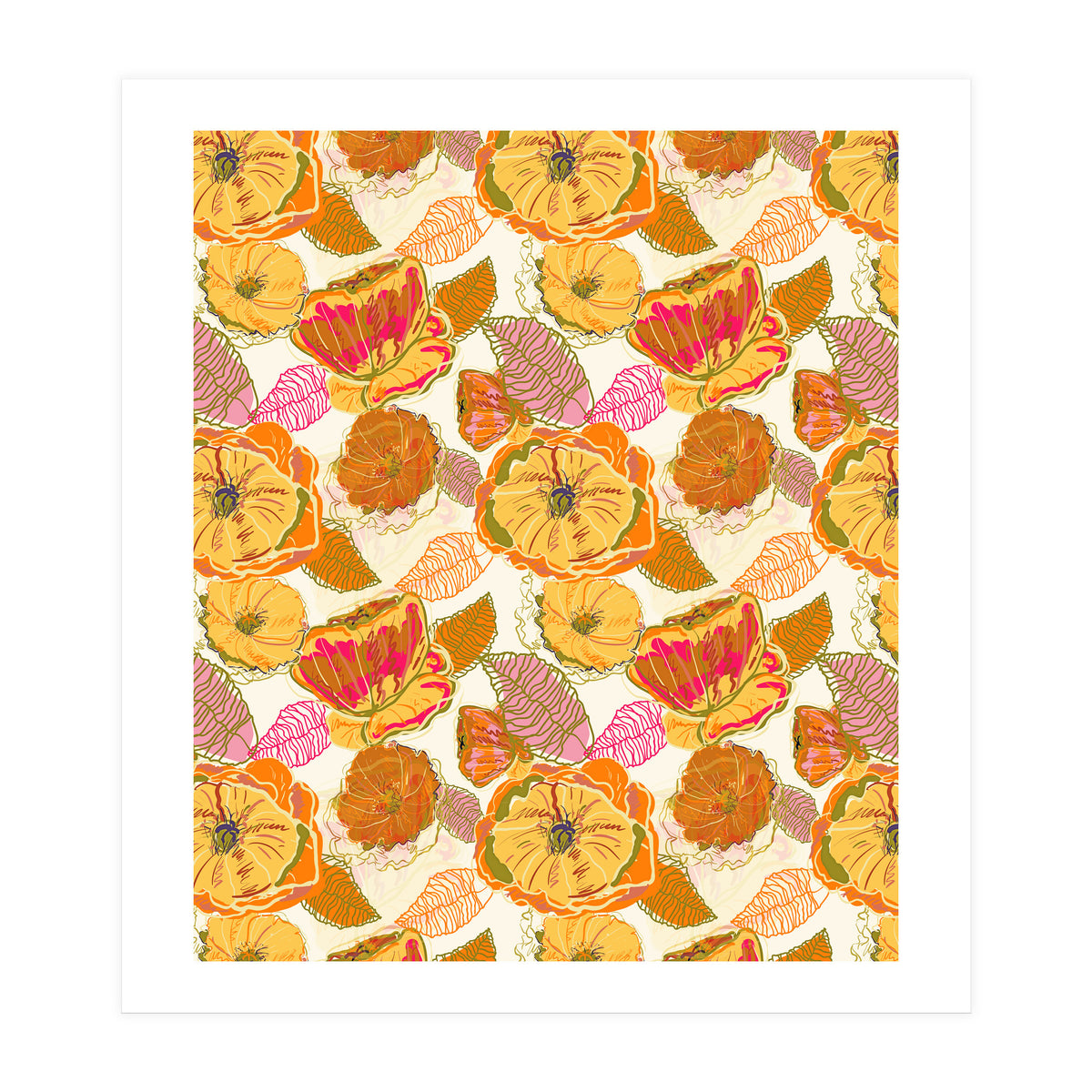 Pattern Floral Pattern (Print Only)