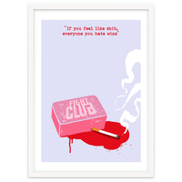 Fight Club soap movie poster