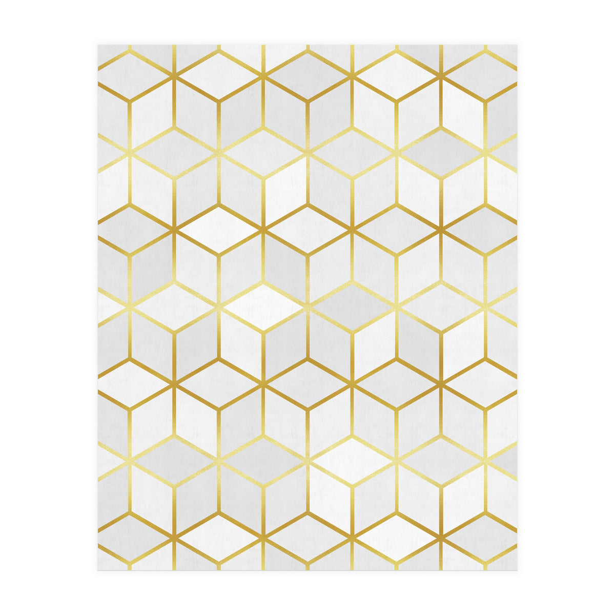 Colorful and golden pattern V (Print Only)