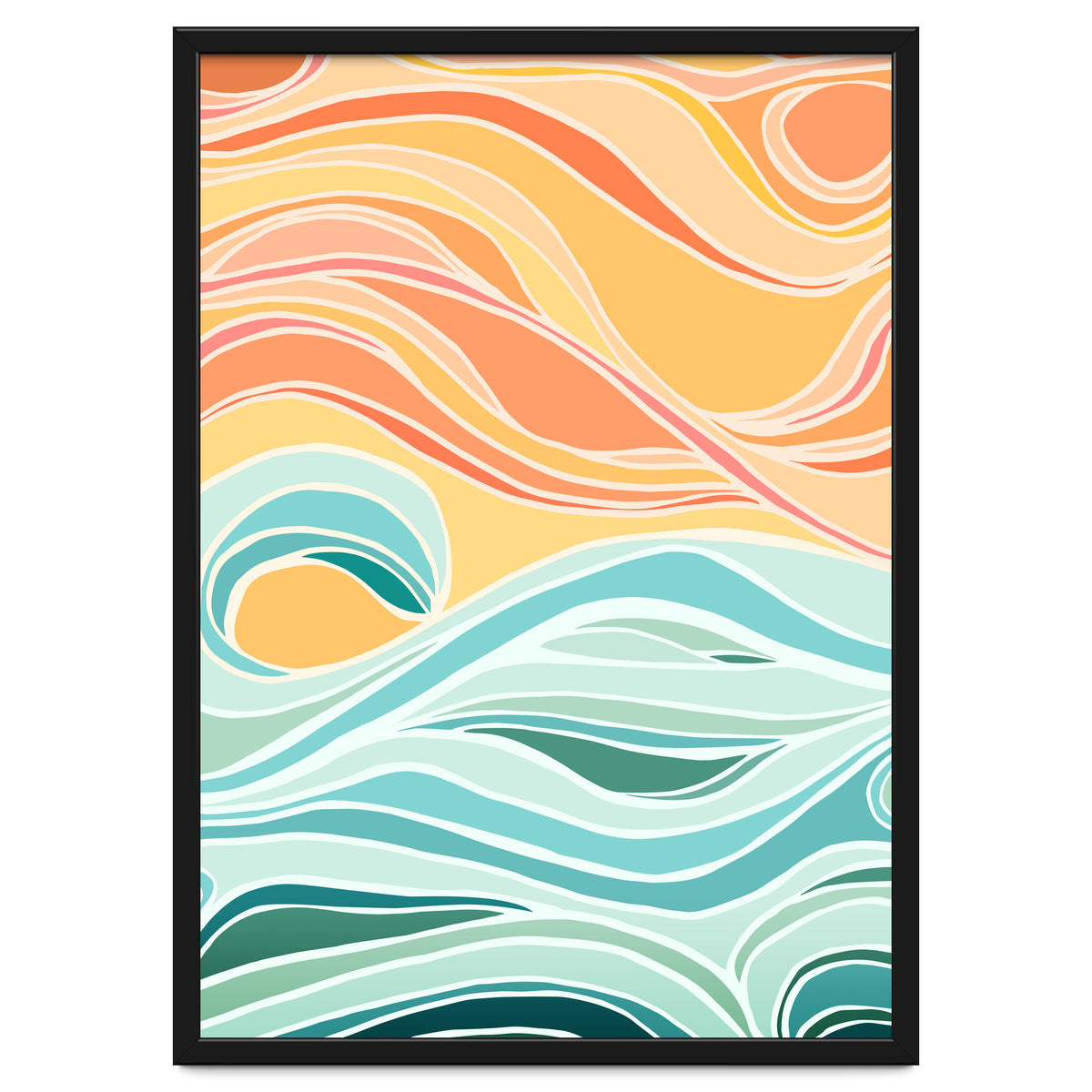 Sky And Sea Abstract