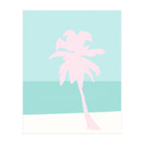 Minimal Palm Tree - Turquoise Coast (Print Only) thumbnail