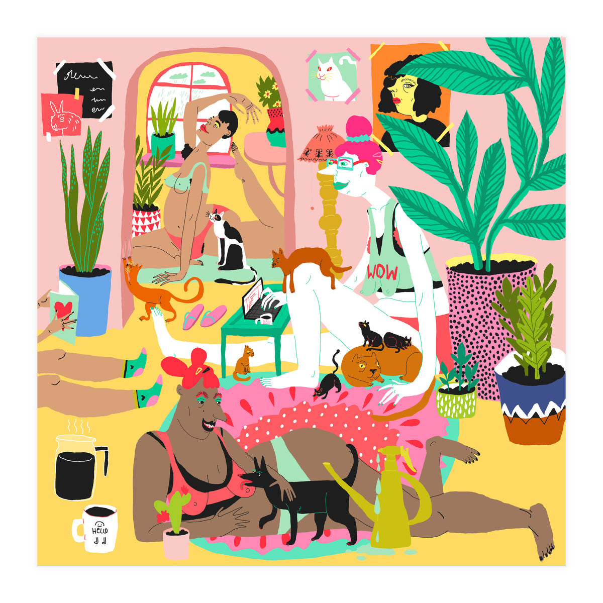 Staying At Home Together (Print Only)